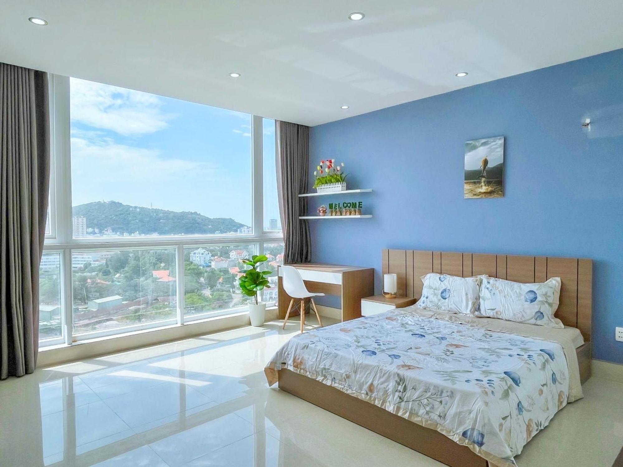 Can Ho Oasky,3 Phong View Dep Nhin Ra Bien,Nui Va Ho Bau Sen หวุงเต่า ภายนอก รูปภาพ