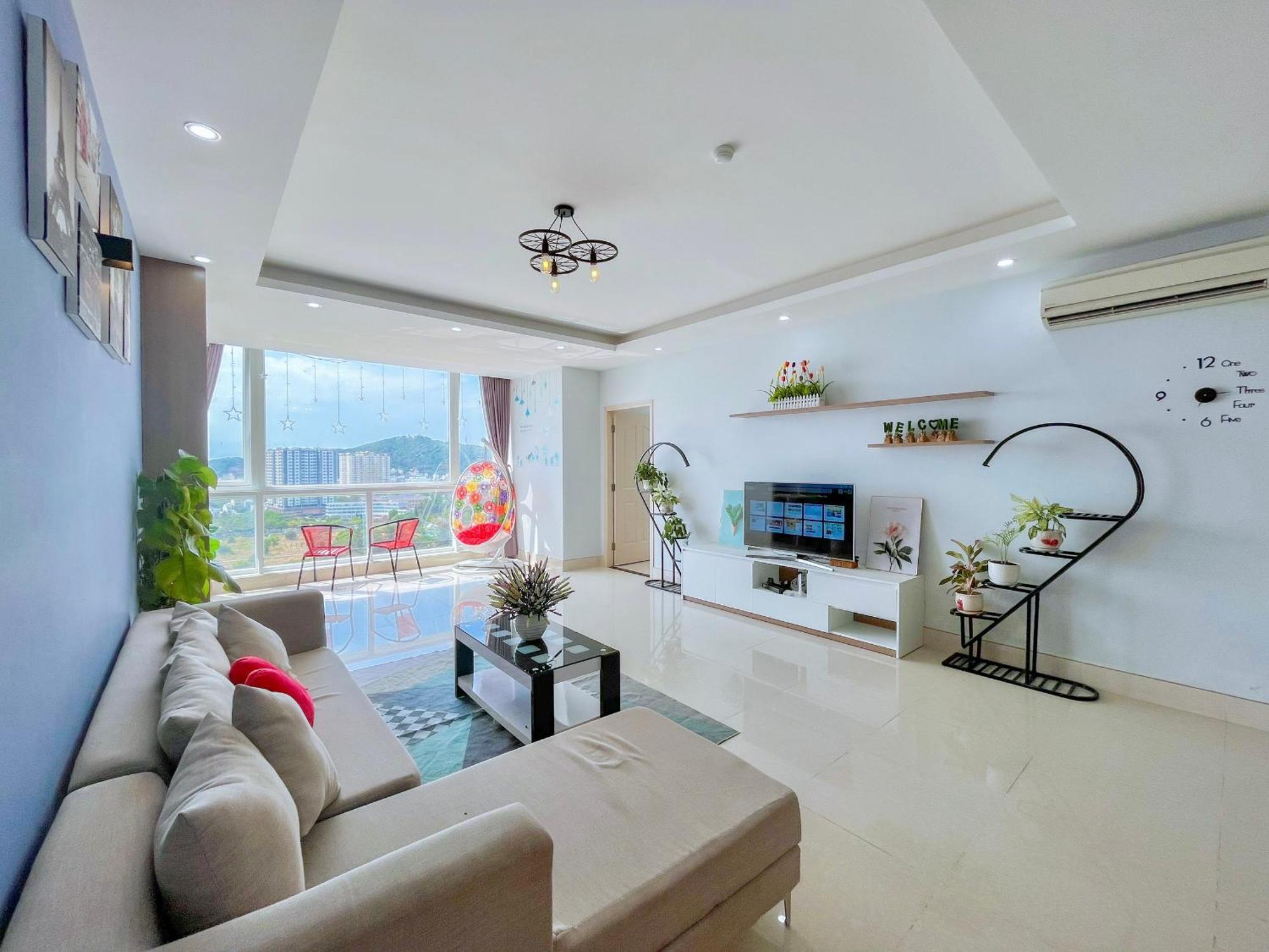 Can Ho Oasky,3 Phong View Dep Nhin Ra Bien,Nui Va Ho Bau Sen หวุงเต่า ภายนอก รูปภาพ