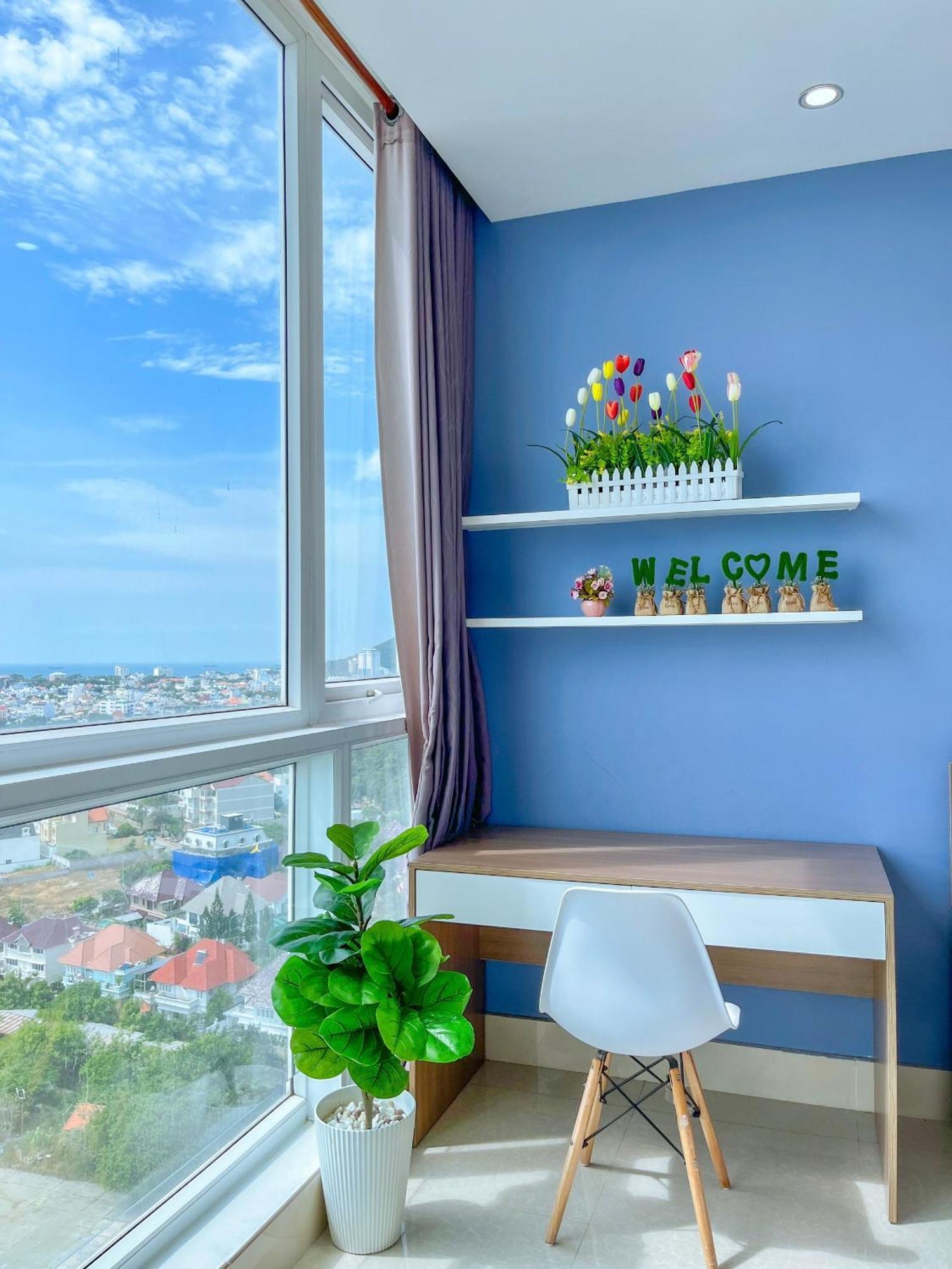 Can Ho Oasky,3 Phong View Dep Nhin Ra Bien,Nui Va Ho Bau Sen หวุงเต่า ภายนอก รูปภาพ