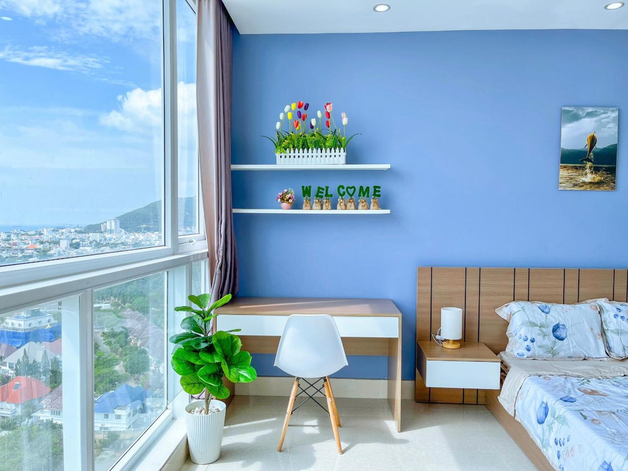 Can Ho Oasky,3 Phong View Dep Nhin Ra Bien,Nui Va Ho Bau Sen หวุงเต่า ภายนอก รูปภาพ