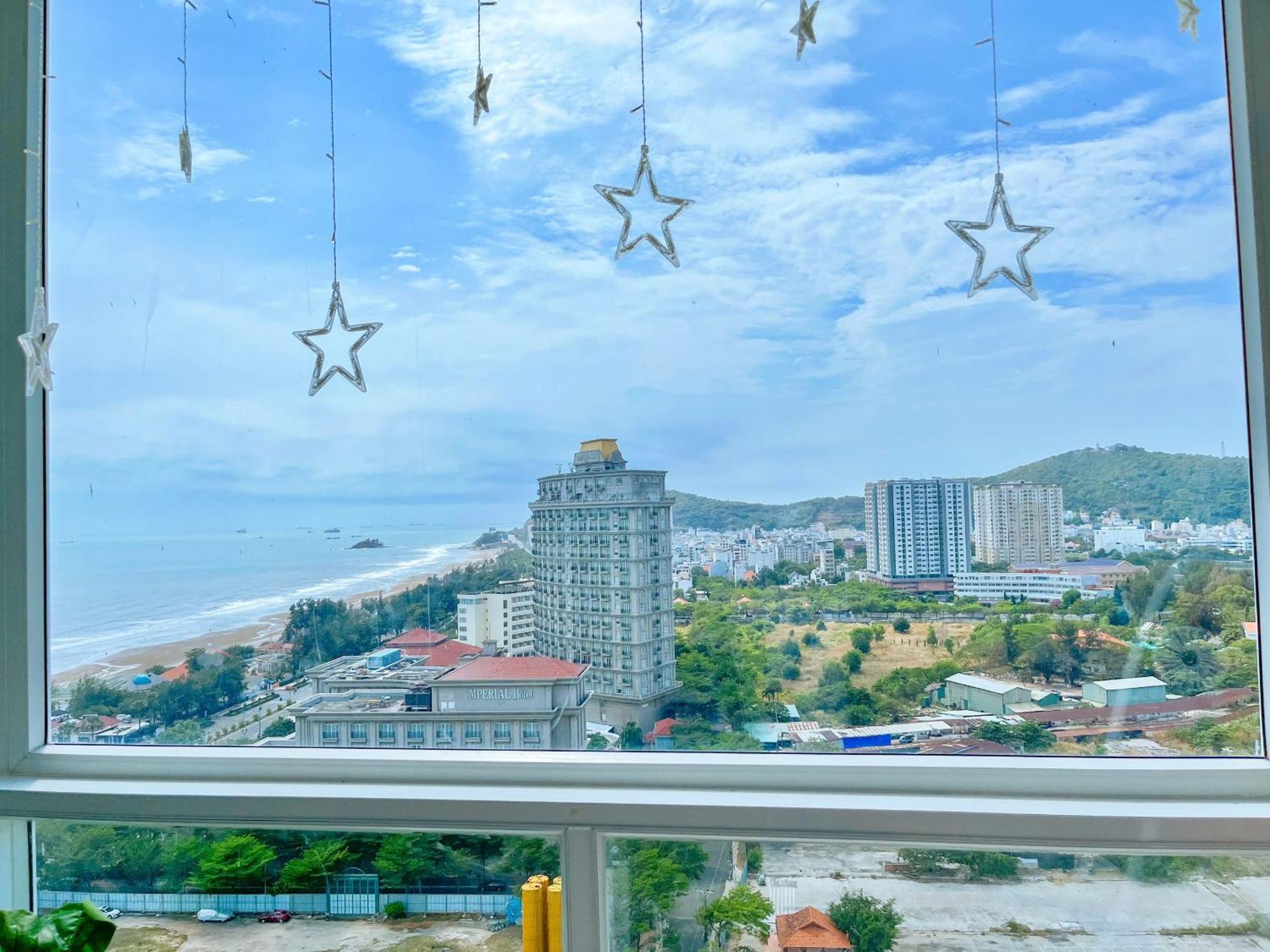 Can Ho Oasky,3 Phong View Dep Nhin Ra Bien,Nui Va Ho Bau Sen หวุงเต่า ภายนอก รูปภาพ